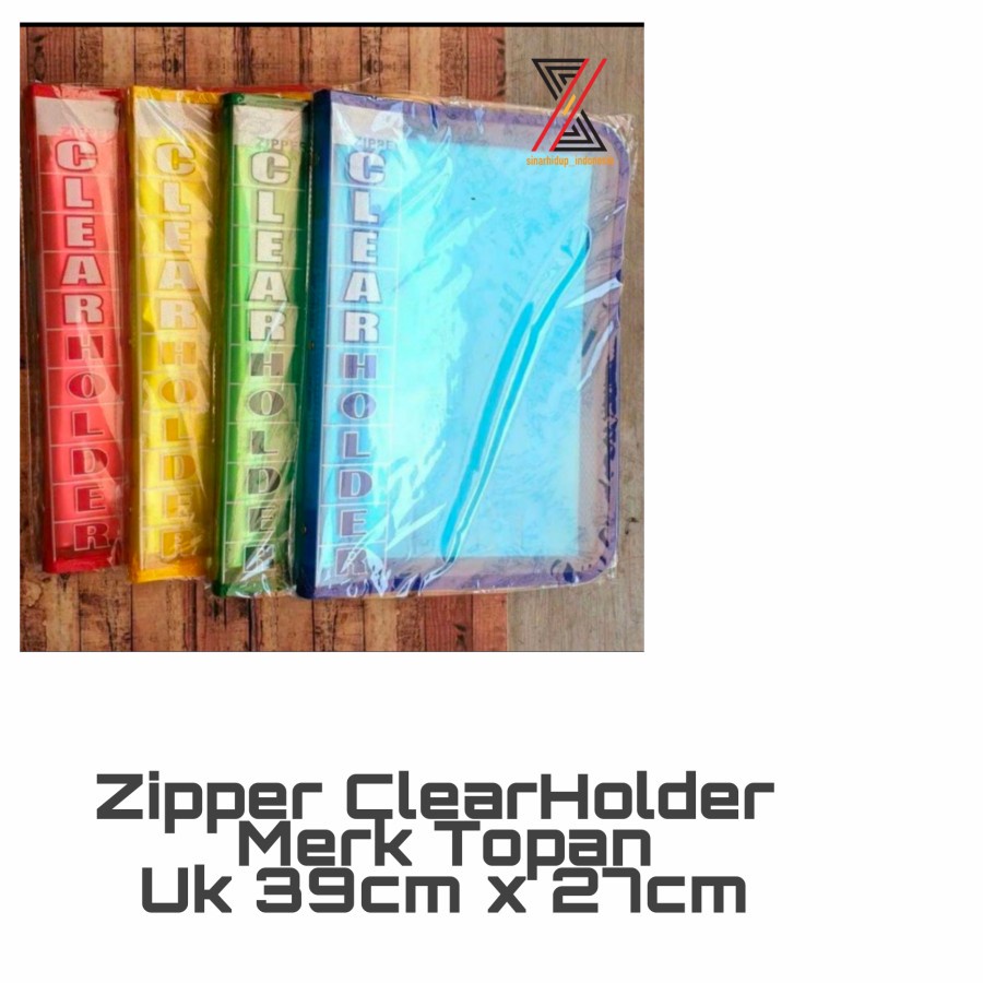 

Clear Holder Zipper Isi 40 TOPLA / Map Plastik Resleting Folio TOPLA