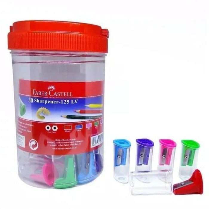 

FABER CASTELL SHARPENER 125LVN PINK POUCH