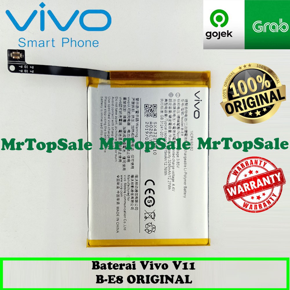 Baterai Handphone Vivo V11 / B-E8 / BE8 / B E8 ORIGINAL Batre Battery