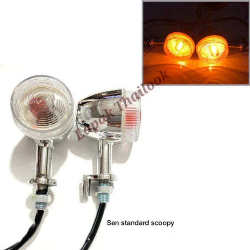 Lampu Sein Standar Scoopy Karbu Sein Scoopy Universal Sepasang