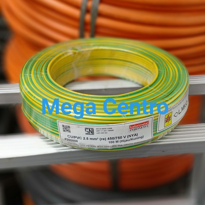 KABEL LISTRIK TUNGGAL NYA 2.5mm KABEL METAL 100METER