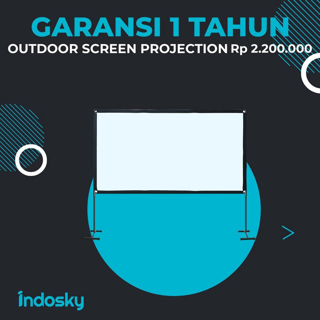[GARANSI 1 TAHUN] Layar Proyeksi Luar Ruangan 120&quot; Inch | Outdoor Projection Screen 120&quot; Inch |  Outdoor Screen Projector Original |  Layar 120&quot; Luar ruangan | Layar Proyektor 120In
