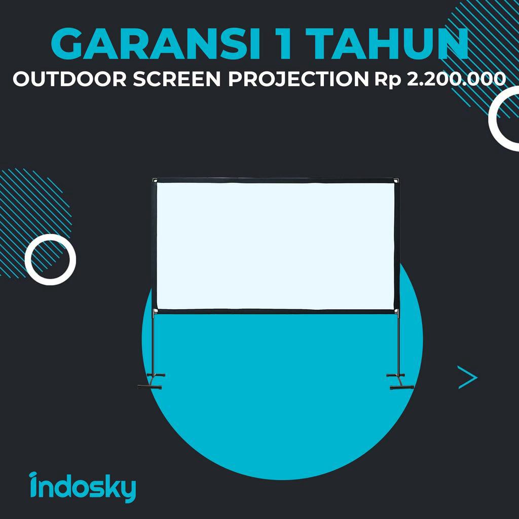 [GARANSI 1 TAHUN] Layar Proyeksi Luar Ruangan 120&quot; Inch | Outdoor Projection Screen 120&quot; Inch |  Outdoor Screen Projector Original |  Layar 120&quot; Luar ruangan | Layar Proyektor 120In