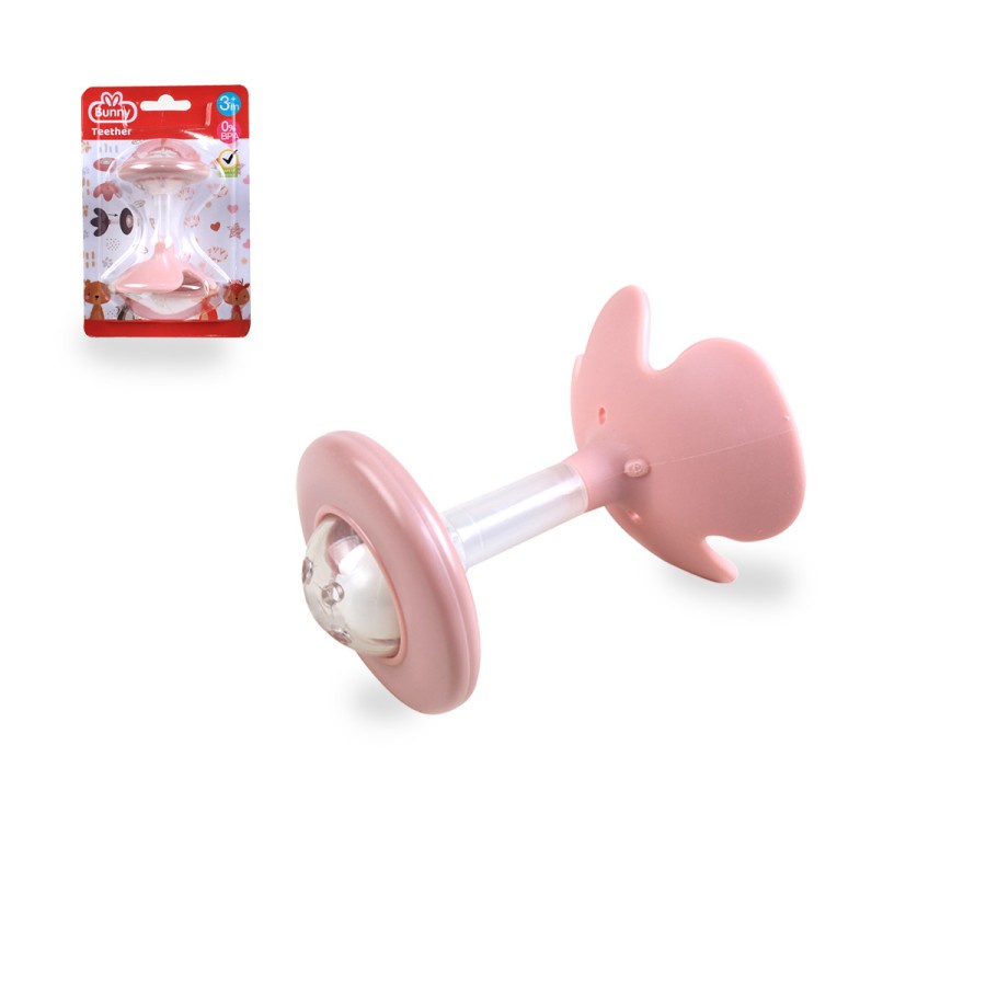 BUNNY Silicone Rattle Teether 8007 - Teether