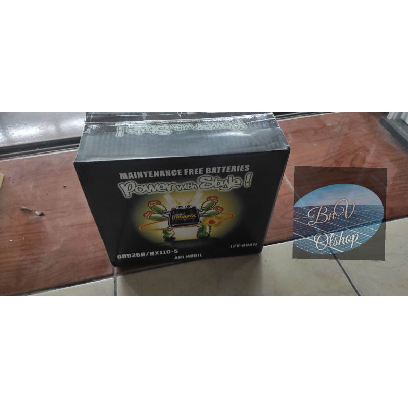 Aki Kering NX110-5R / 80D26R Thunder Massive