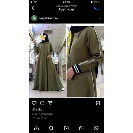 PL gamis la syakka warna no 10