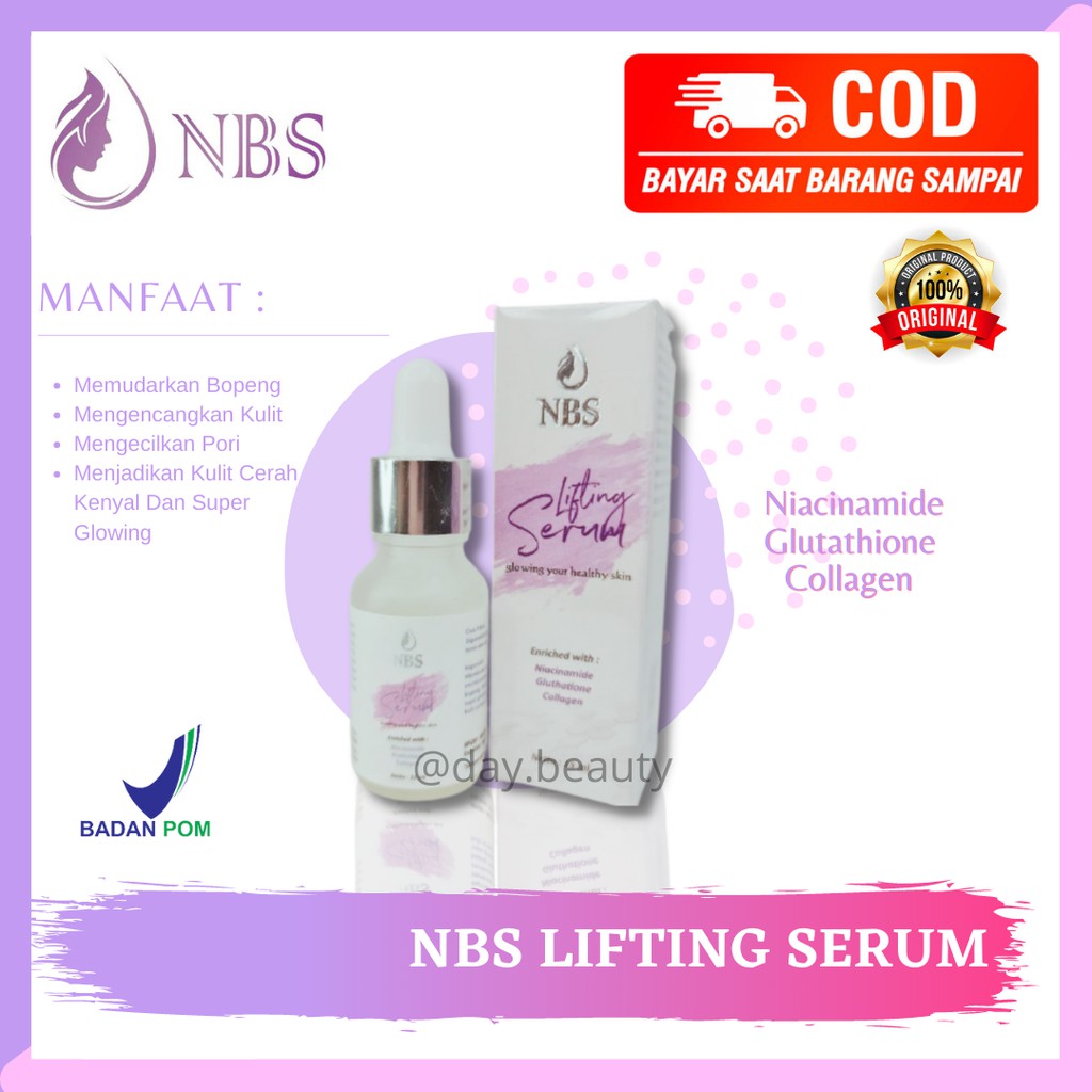 Jual Lifting Serum Nbs Brightening Skin Original Bpom Shopee Indonesia