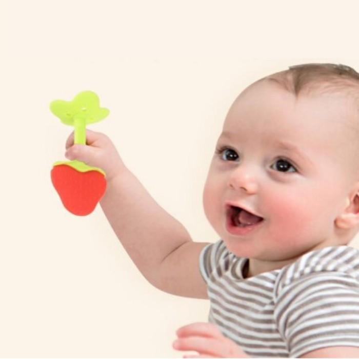 [1KG 65PCS] Babyland Teether Buah / Gigitan Bayi Model Buah / Baby Tooth Teethe [Tanpa Packingan]