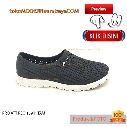 Pro Att Pso 159 Hitam Sepatu Pria Sepatu Slip On Karet