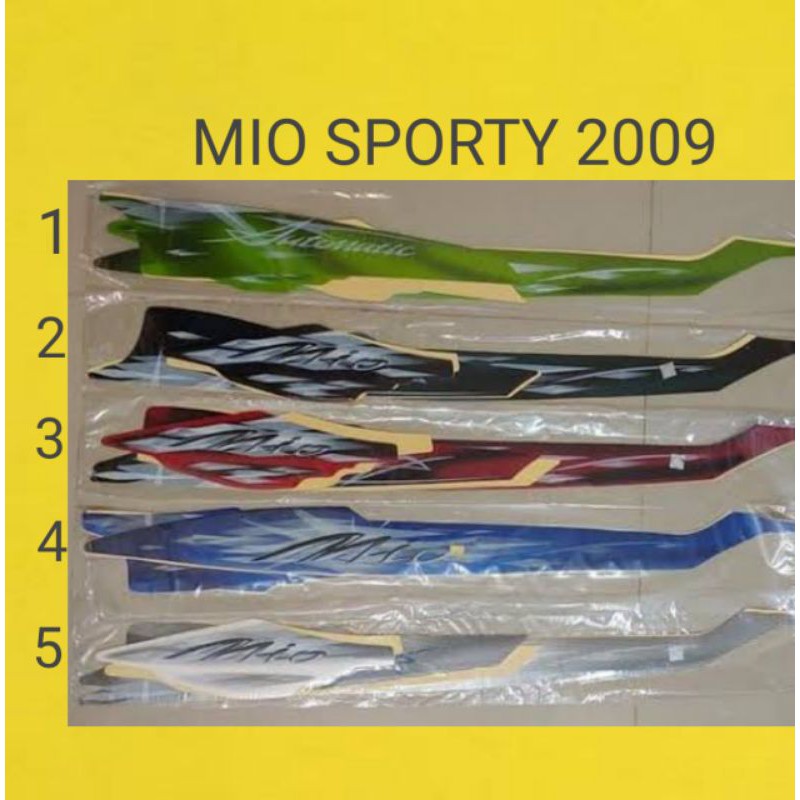 sticker / striping mio sporty / smile 2009 original lokal