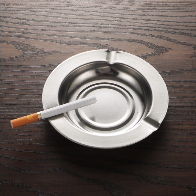Mangkok Asbak Rokok Stainless Steel Bulat Murah Ashtray Kaleng Bagus / ASBAK ROKOK STAINLESS BENTUK BULAT / Asbak Rokok Stainless Asbak Rokok Bulat Tempat Puntung Rokok