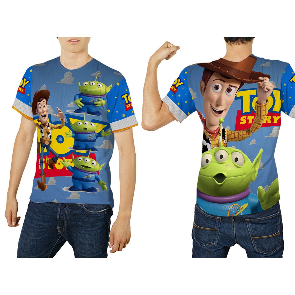 [Riashop] T Shirt TOY STORY Pendek Pria | Kaos Lengan Pendek Pria TOY STORY FullPrint - 301