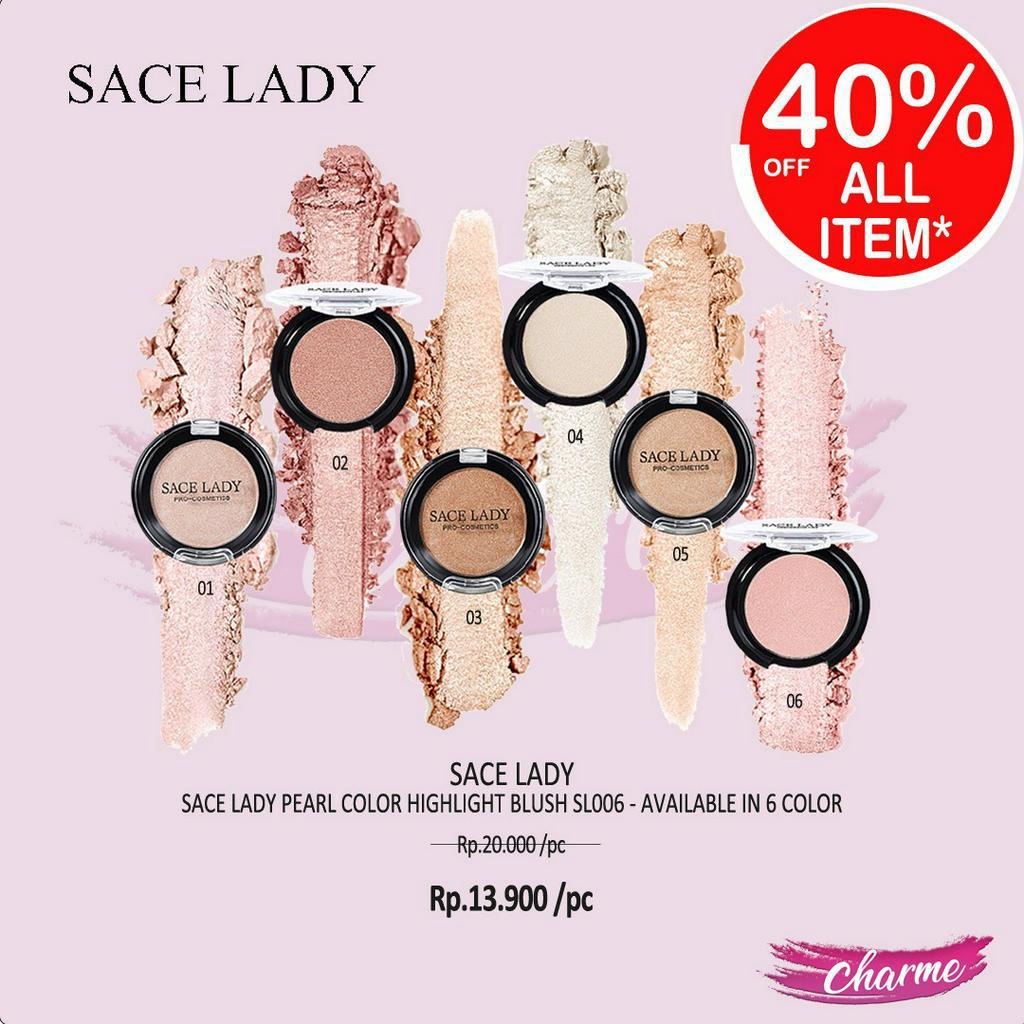 (READY &amp; ORI) Sace Lady Pearl Color Highlight Blush SL006