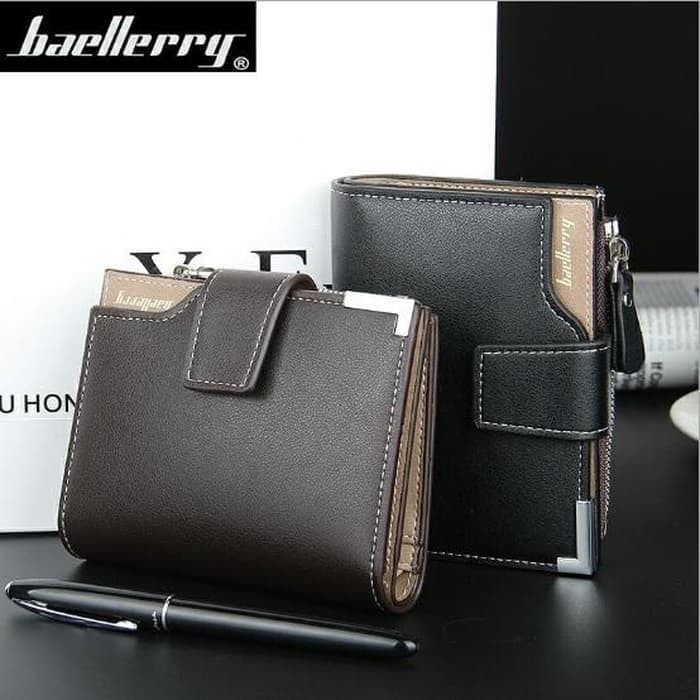 Baellerry Dompet Pria Wanita  Short WALLET 14 Card Eksekutif