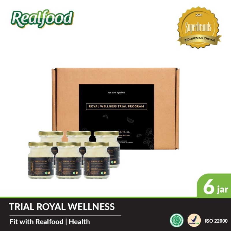 

Realfood Trial Royal Wellness Minuman Sarang Burung Walet + Immune Booster