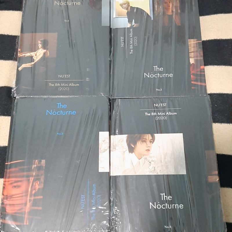 (+ 2 POSTER) NU'EST Album Only - The Nocturne Nuest Aron Bekho JR Ren Minhyun [NO PHOTOCARD 8th mini
