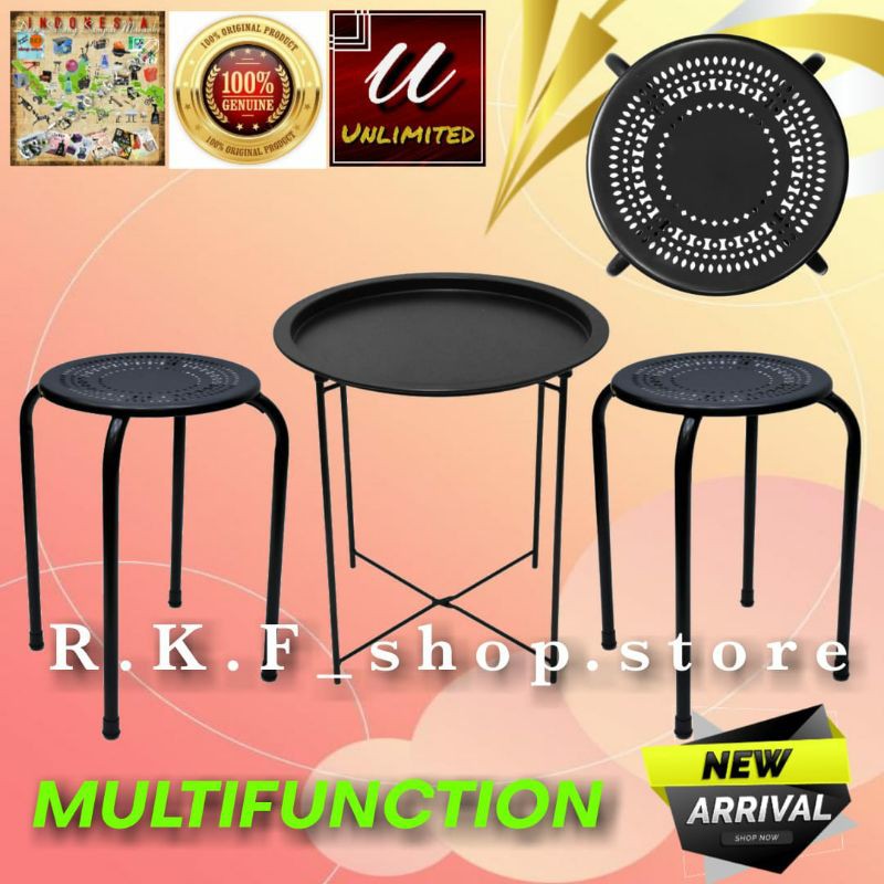 Meja dan Kursi Cafe /Kursi Cafe/Meja Cafe/Meja Cafe Minimalis/Bangku Cafe/Coffee Table multifungsi