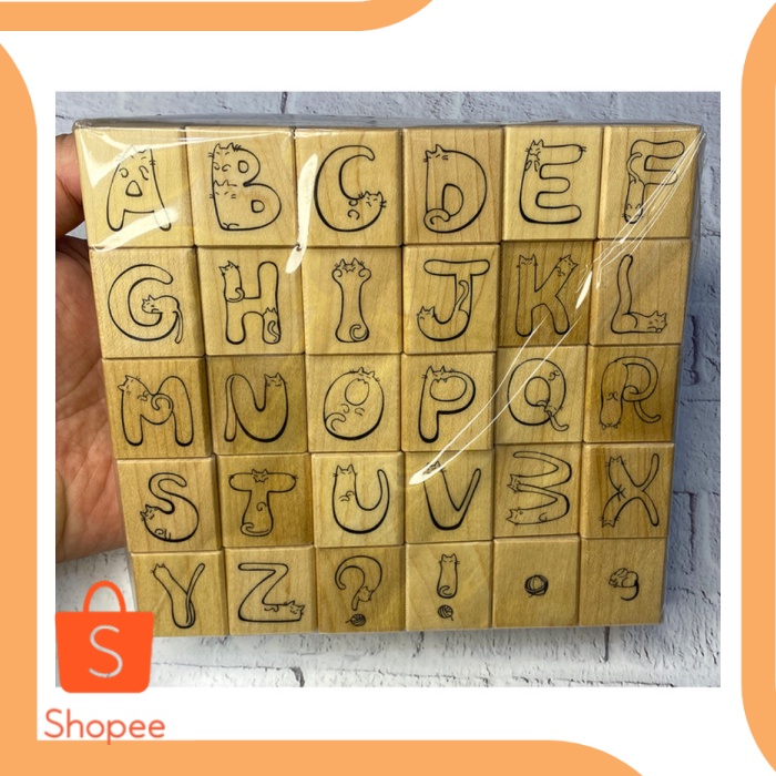 

Unik tools Micia Rubber Stamp - Cat Alphabet Set 21MaZ2 Limited