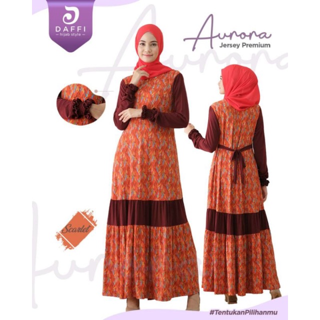 gamis aurora daffi hijab
