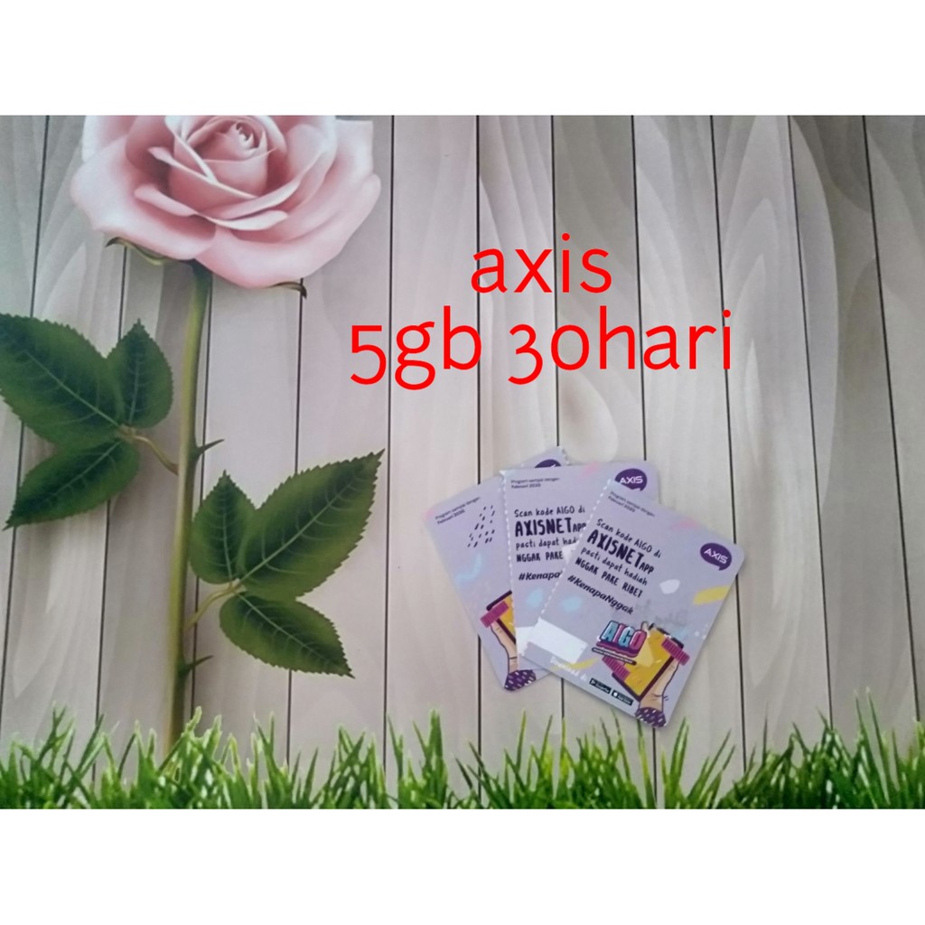 voucher axis 5gb (kirim kode via chat)
