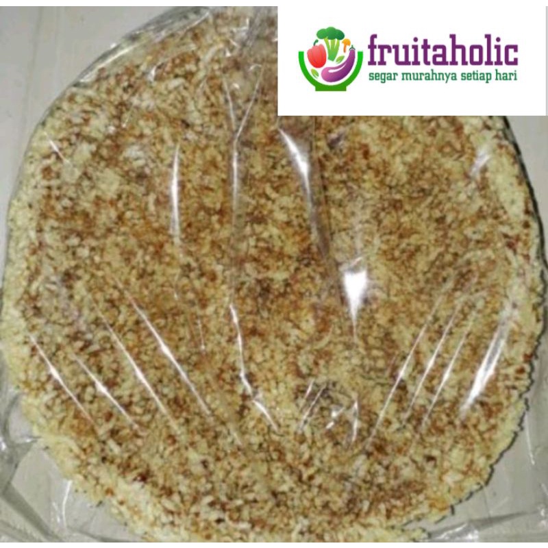 intip goreng/kerak nasi khas solo