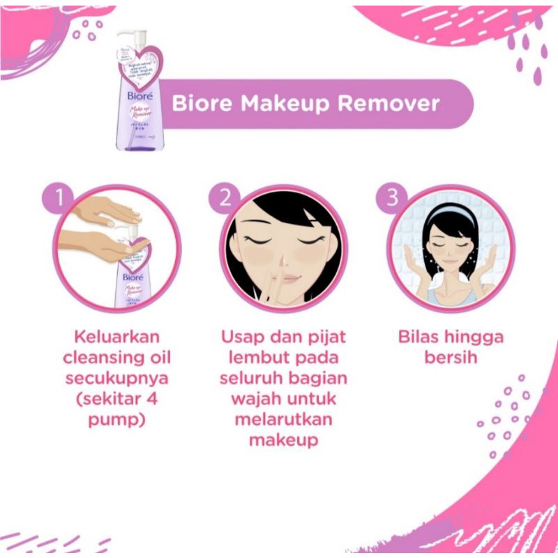 BIORE CLEANSING OIL MAKE UP REMOVER 150ML PEMBERSIH MAKEUP