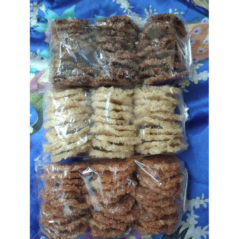 

rangginang varian ketan, terasi dan original