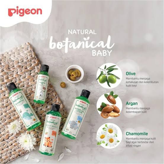 Pigeon Botanical Body Wash/Shampoo/Massage Oil/Water Gel Lotion