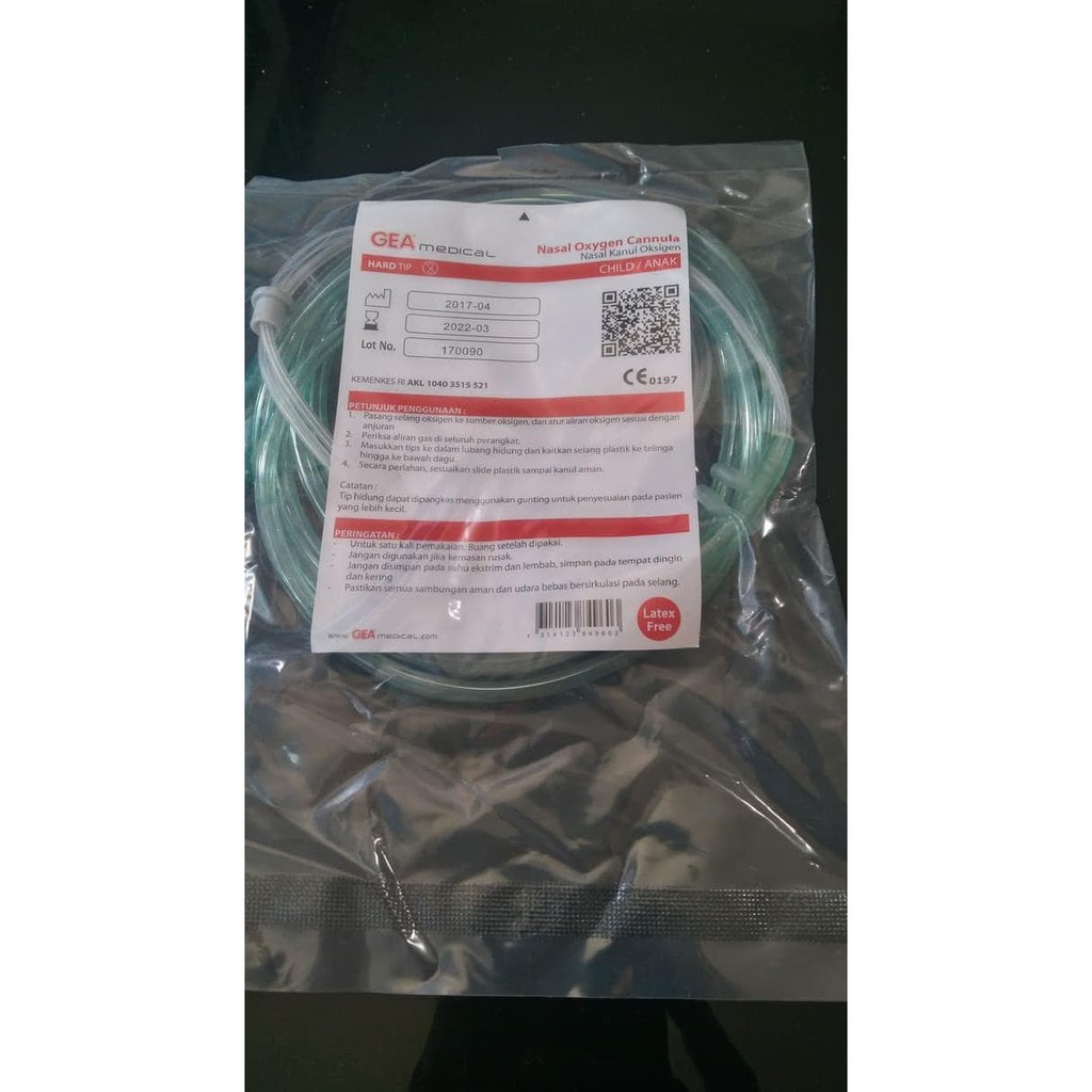 Selang Nasal Oksigen Adult  Dewasa