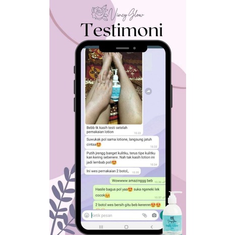 BODY LOTION  DAILY GLOW BY VINCY GLOW