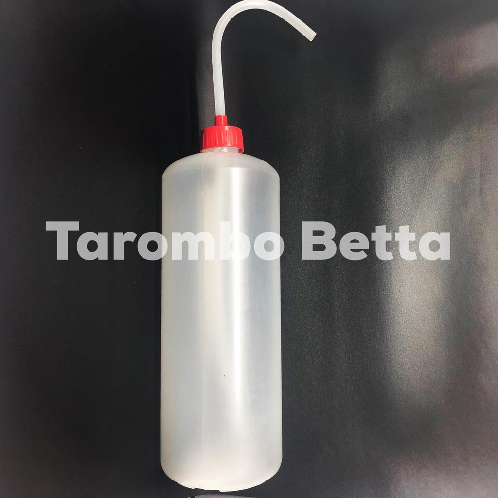 Botol Selang 1 Liter Air Minum Burung Pakan Ikan Cacing Sutra Bloodworm Kutu Air Jentik Nyamuk Encuk