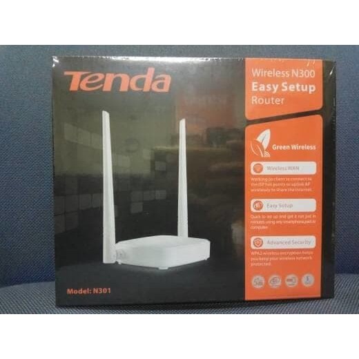 Tenda N301 Wireless/Wifi Router 300Mbps WISP Support