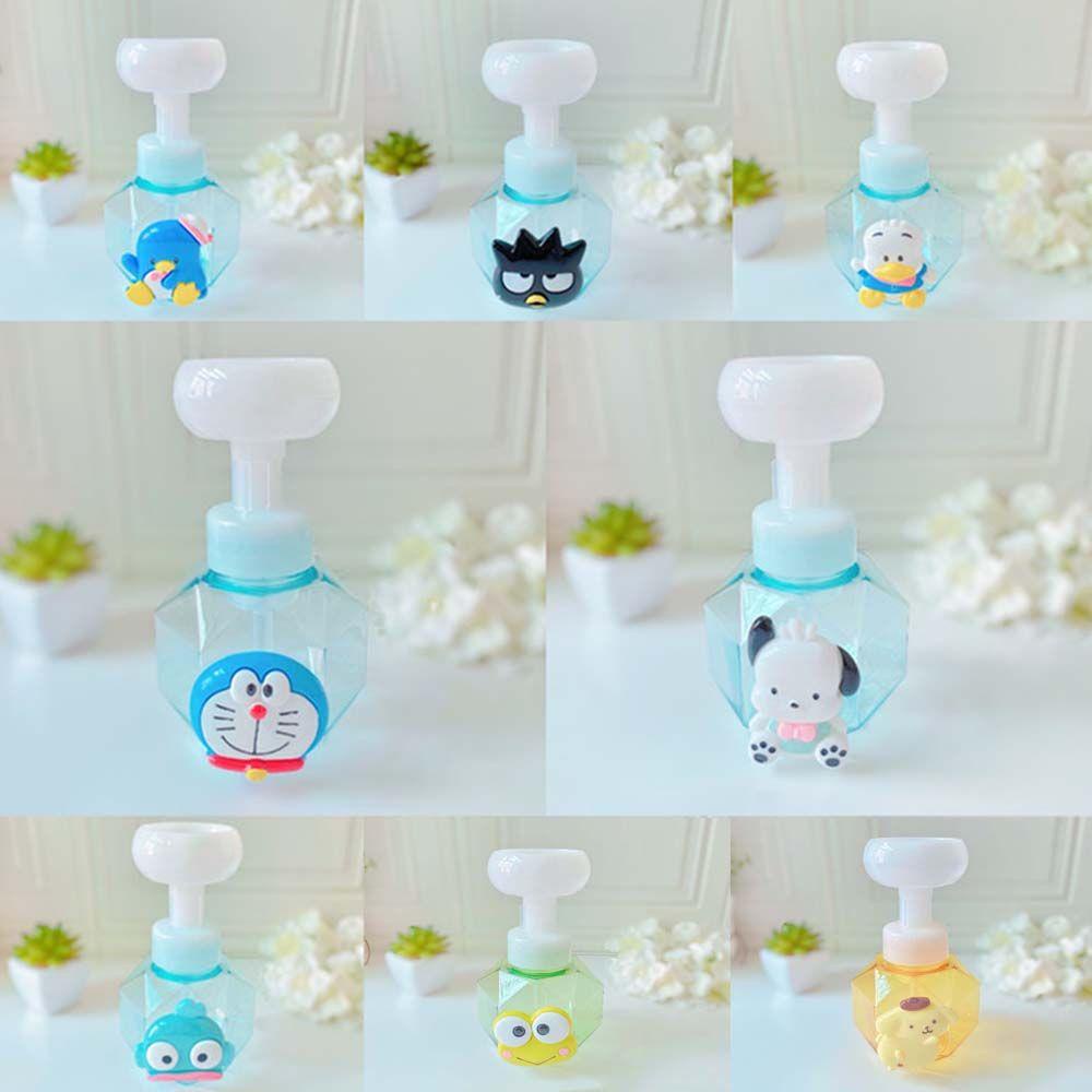 【 ELEGANT 】 Botol Isi Ulang Bentuk Bunga 300ml Cairan Plastik Distributor Mousse Bubble Shampoo Shower Gel Dispenser Sabun Cair