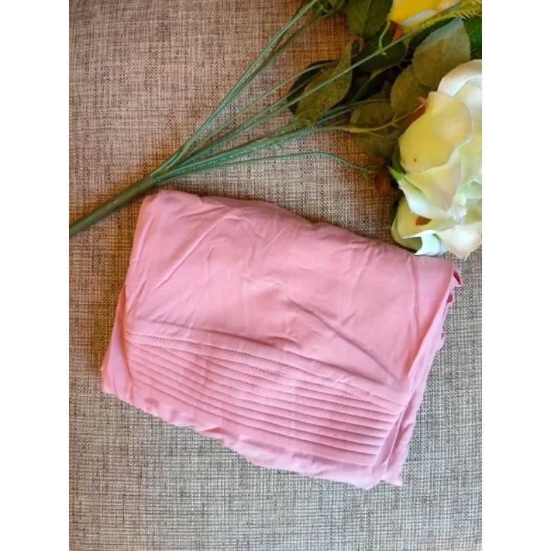 HIJAB LENGAN | HIJAB TANGAN | ORIGINAL | AZZURASCARF | BERGO POLOS | BERGO | FAHIRA | JILBAB INSTAN-Baby pink