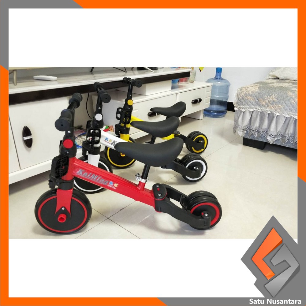 SN-M97 Mainan Sepeda Anak 3 Roda 2in1 Sepeda Keseimbangan Anak Balance Bike Ride On Anak Push Bike-1