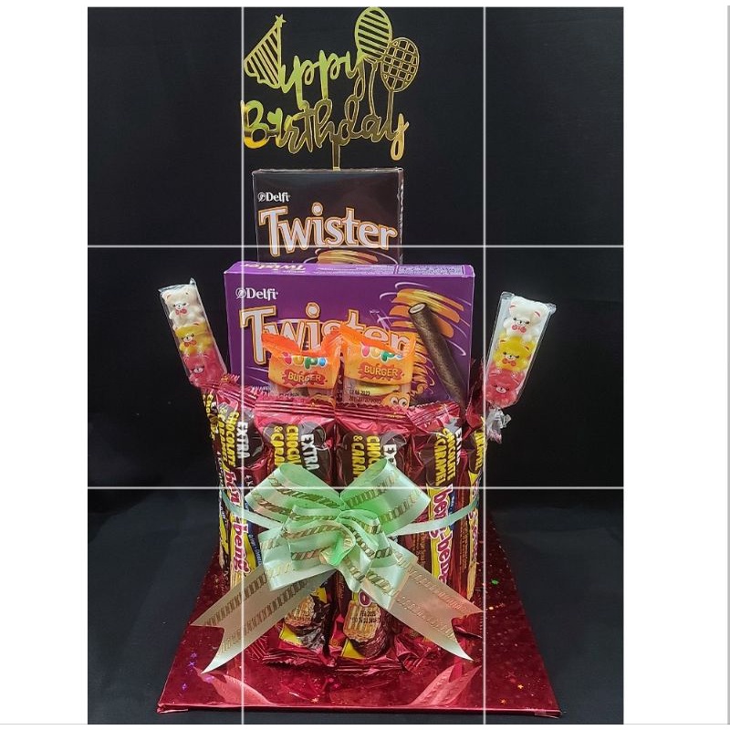 snack tower , snack birthday , snack cake , birthday cake