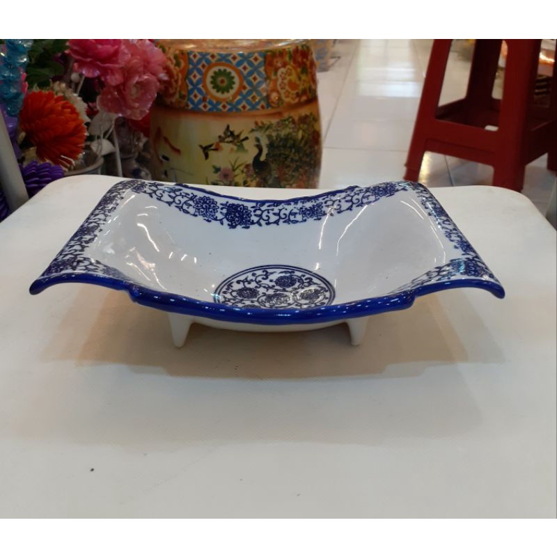 Mangkok Keramik Putih u Unik Hiasan Buah