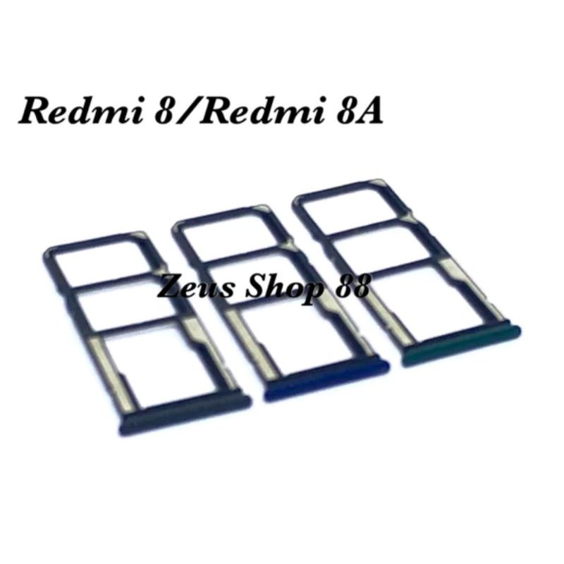 SIMTRAY SIM TRAY SIMLOCK SIM LOCK TEMPAT KARTU SLOT SIM XIAOMI REDMI 8 REDMI 8A ORIGINAL