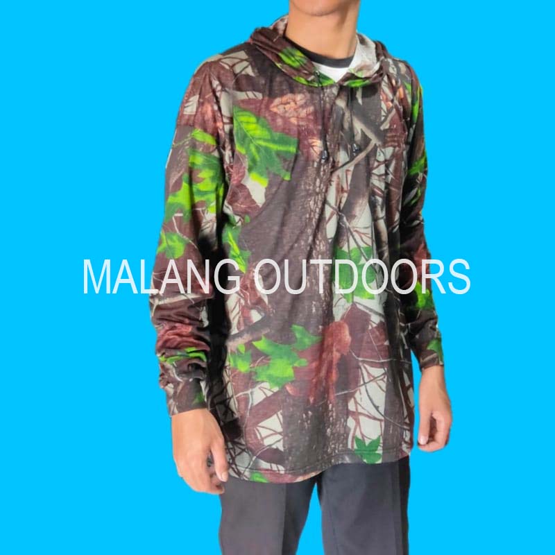 Kaos Hodie Camo/ Kaos Lengan Panjang Camo Perbakin