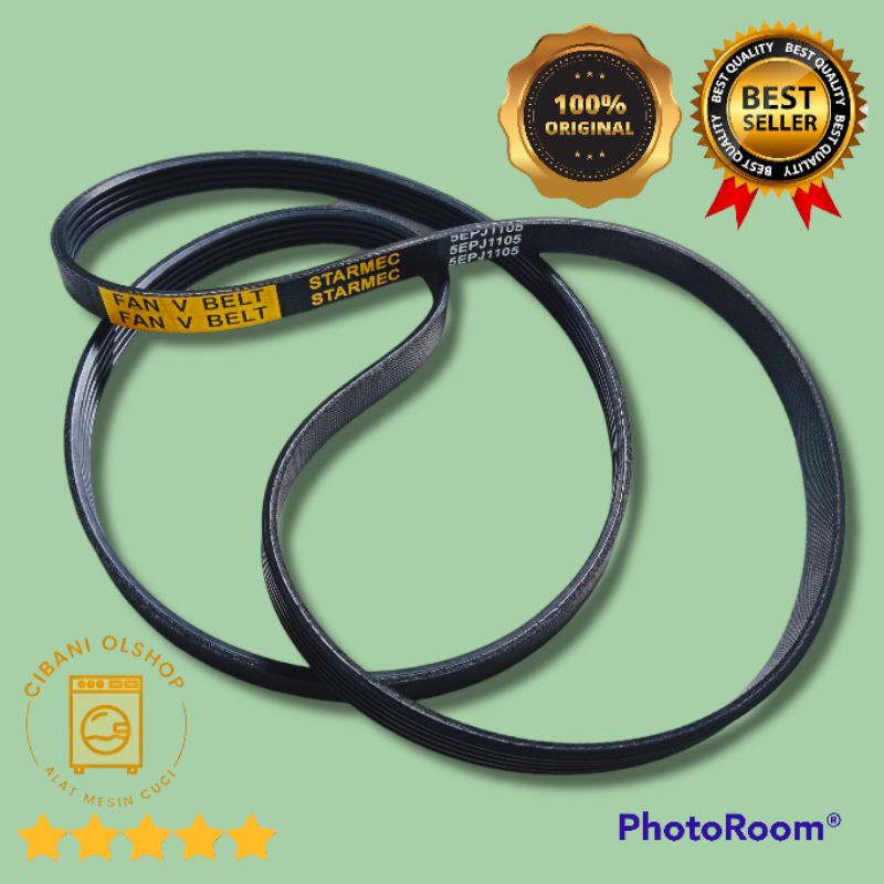 Fanbelt 5pj1105 Vanbelt V Belt Panbel Mesin Cuci Mesin Dryer 5PJ 1105