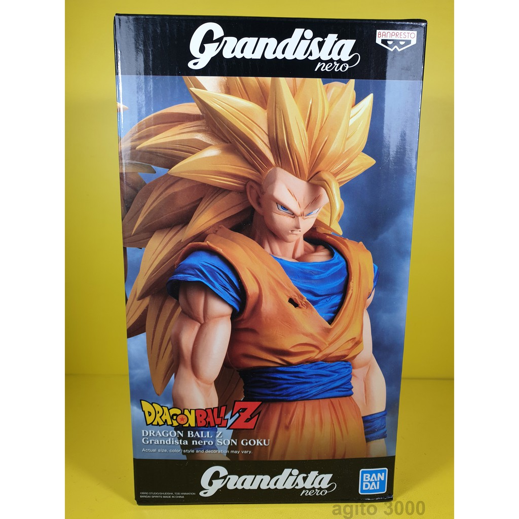 Action Figure Dragon Ball Z Son Goku SSJ3 Grandista nero ORI