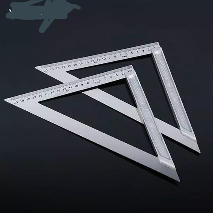 

Penggaris Siku Segitiga Sudut Speed Square METRIC Tukang 20cm AK12