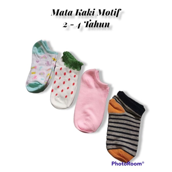 Kaos Kaki Anak Bayi 2-4Tahun Cewe Cowo Motif Lucu Semata Kaki Murah 3Pasang