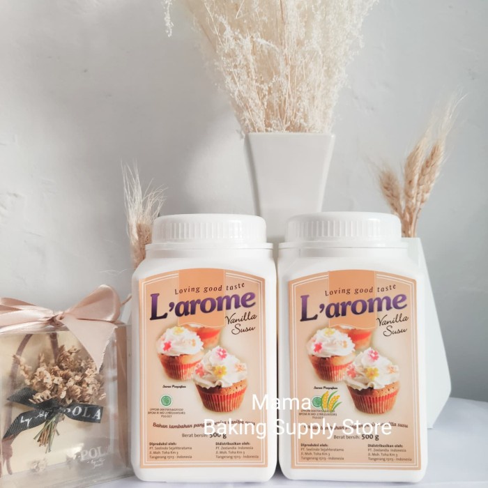 

L'arome Larome Vanilla Milk Powder Vanila Susu Wangi 500 gr