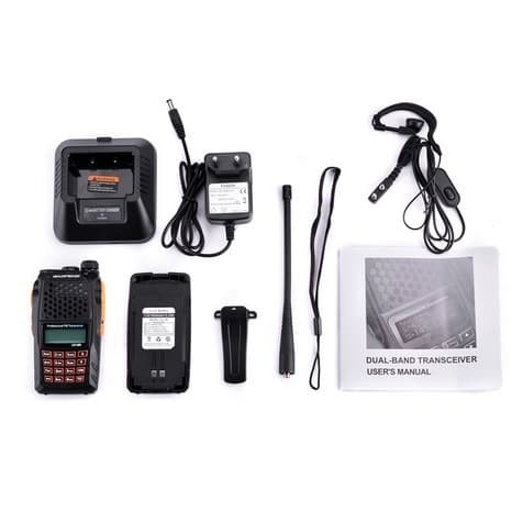 walkie talkie HT UV-6R Dual Band VHF - UHF Radio FM Ht Jarak Jauh Promo Jarak Jauh Murah Terbaik Gra