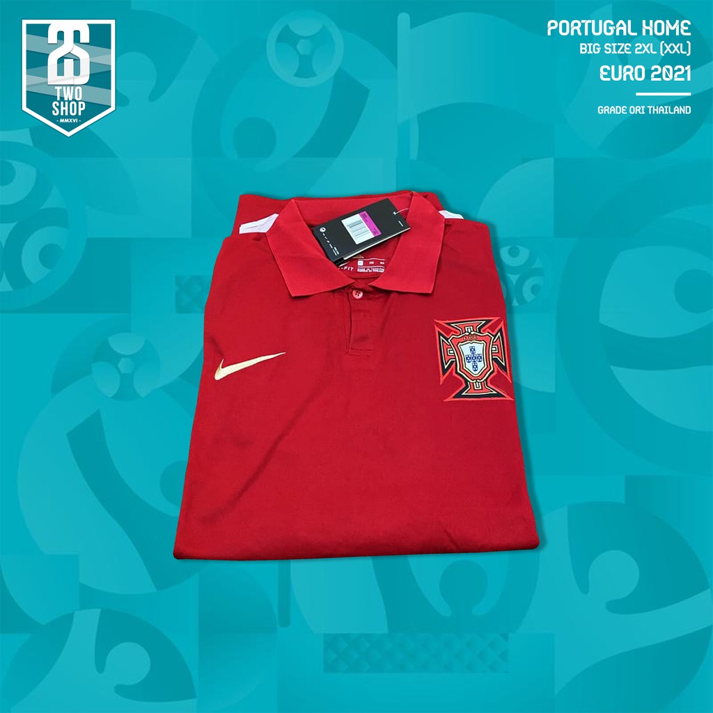 Jersey Bola Portugal Home EURO 2021 BIG SIZE 2XL Grade Ori