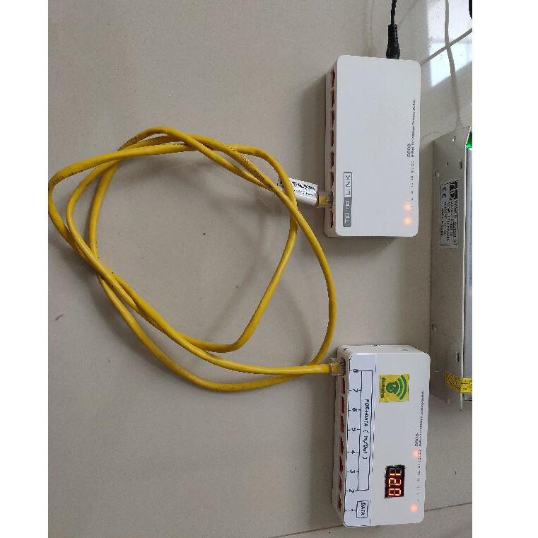 Switch Hub Totolink 8 port S808 Modif POE untuk CCTV RF atau AP (KODE 57)