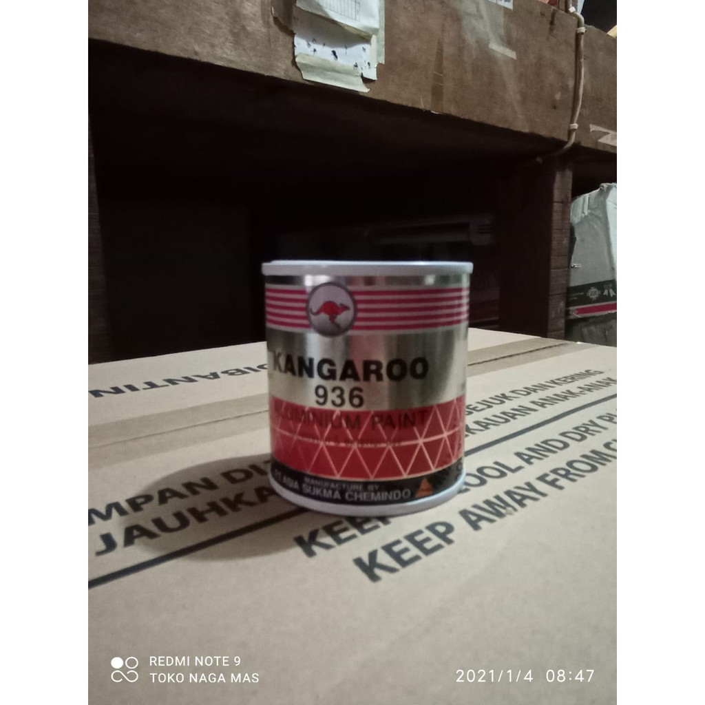 CAT BESI WARNA SILVER KANGAROO 936