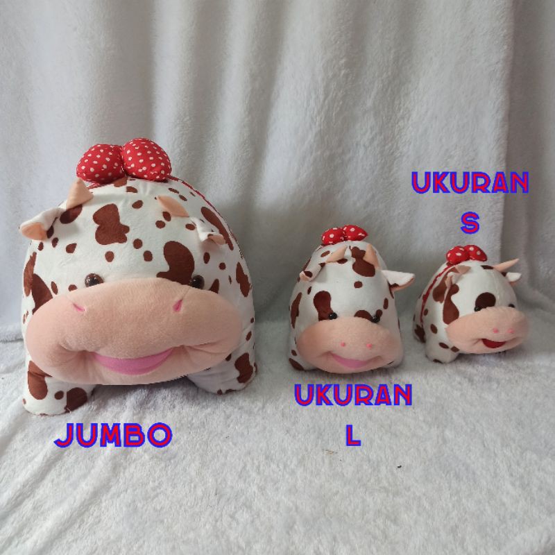 boneka sapi MOTIF Jumbo murah