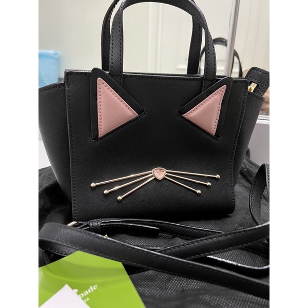 KATE SPADE MINI HAYDEN CAT BLACK PRELOVED kondisi bagus